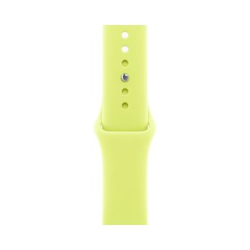 Apple Watch Series 11, 42 mm, Gold Titanium GPS+Cellular, Neon Yellow Sport Band M/L